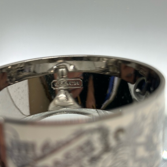 Coach Vintage Y2K Silver Women’s Cuff Bracelet - Picture 7 of 11